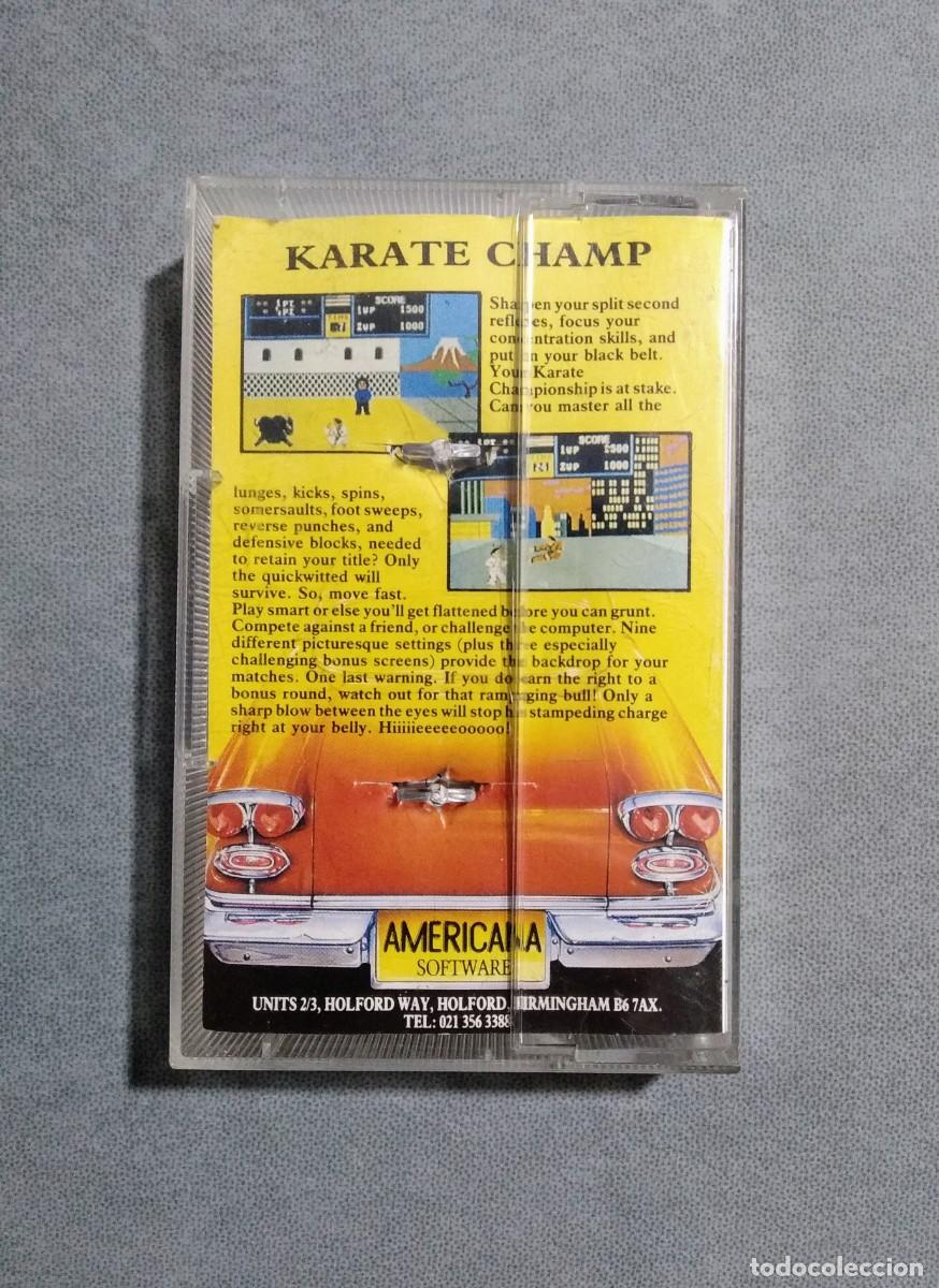 Videojuegos y consolas: KARATE CHAMP (AMERICANA). DATA EAST. COMMODORE 64. C64 - Foto 2