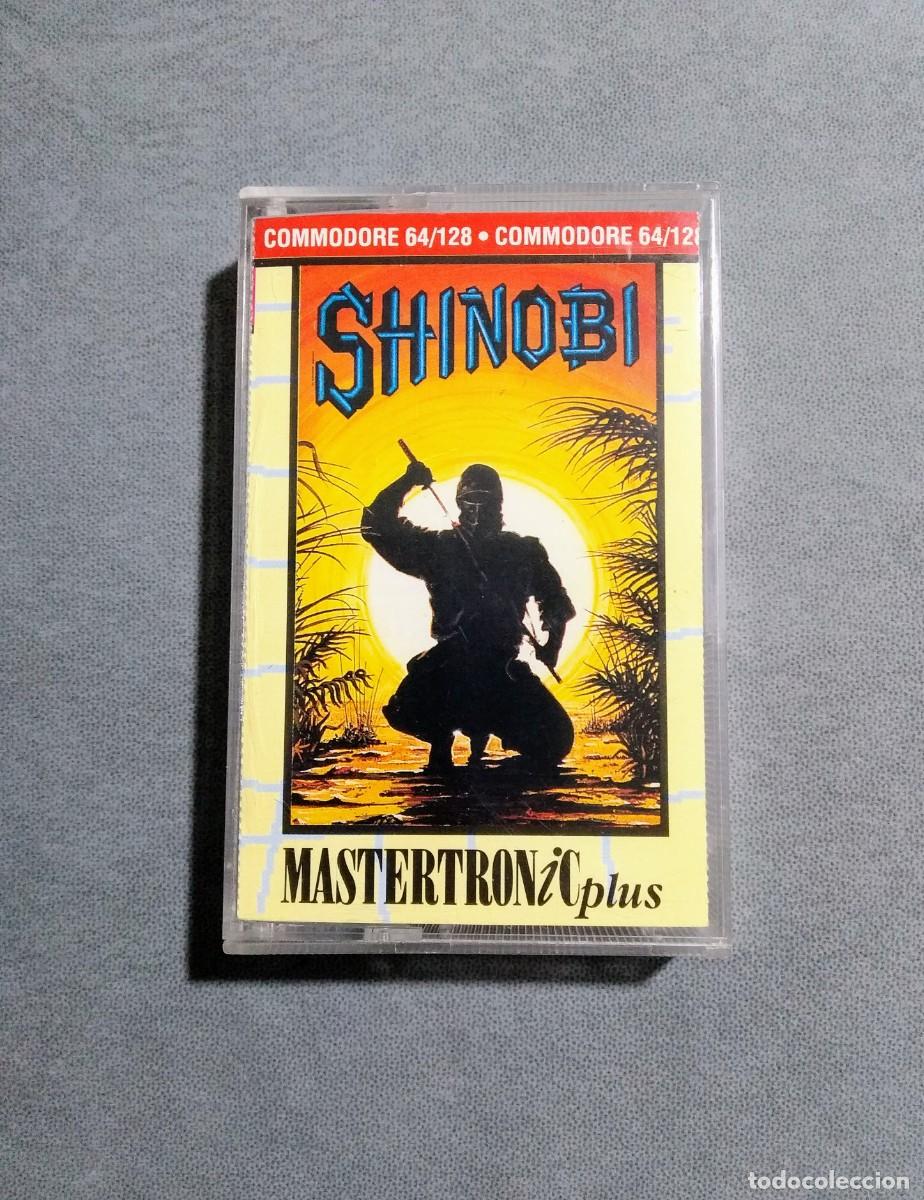 Videojuegos y consolas: SHINOBI (MASTERTRONIC PLUS). SEGA. COMMODORE 64. C64 - Foto 1