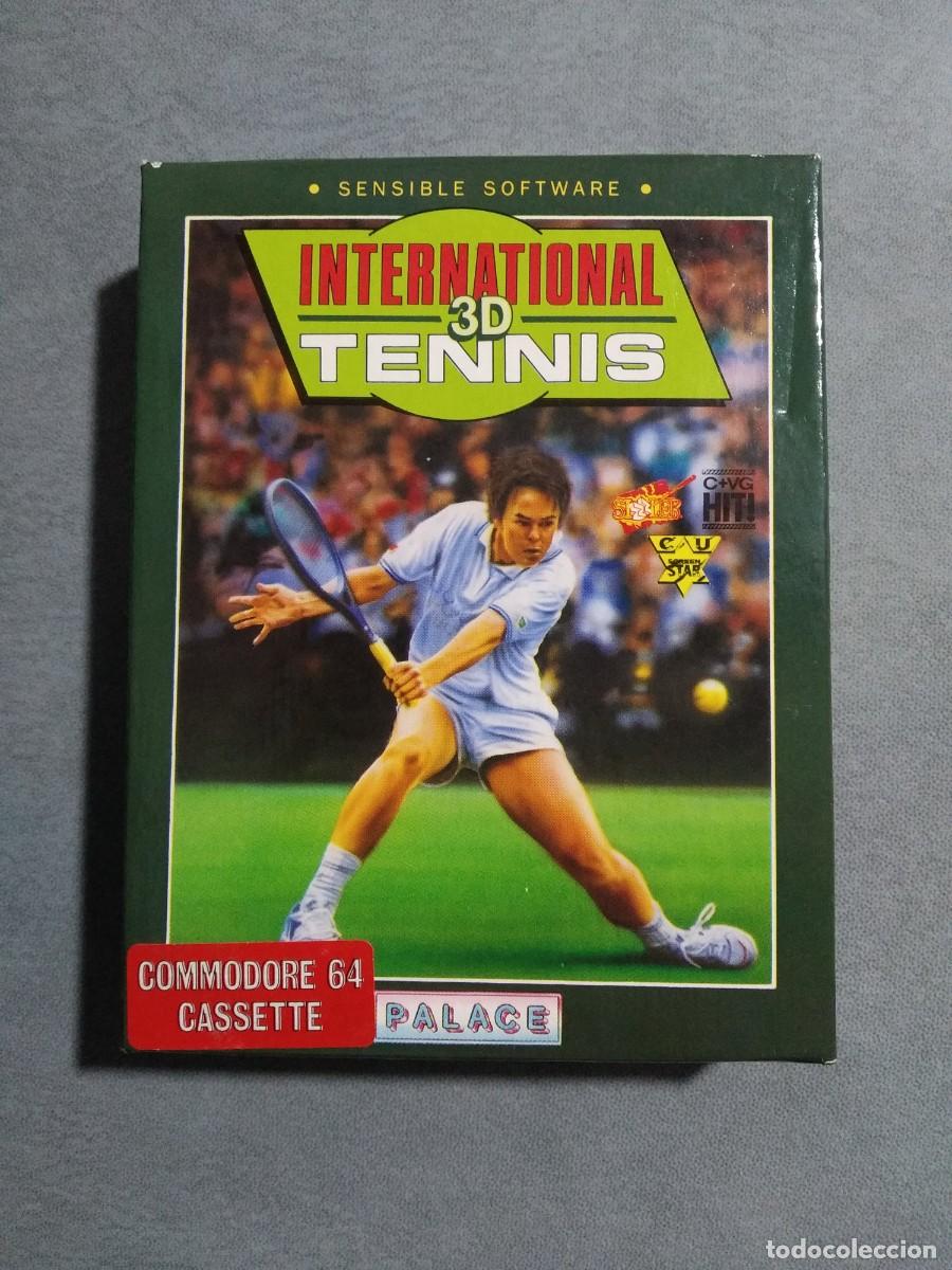 Videojuegos y consolas: INTERNATIONAL 3D TENNIS. PALACE SOFTWARE. COMMODORE 64. C64 - Foto 1