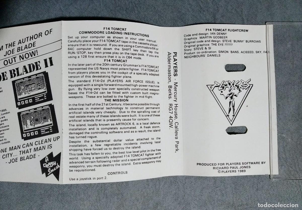 Videojuegos y consolas: TOMCAT. DIGITAL LIGHT AND MAGIC. COMMODORE 64. C64 - Foto 8