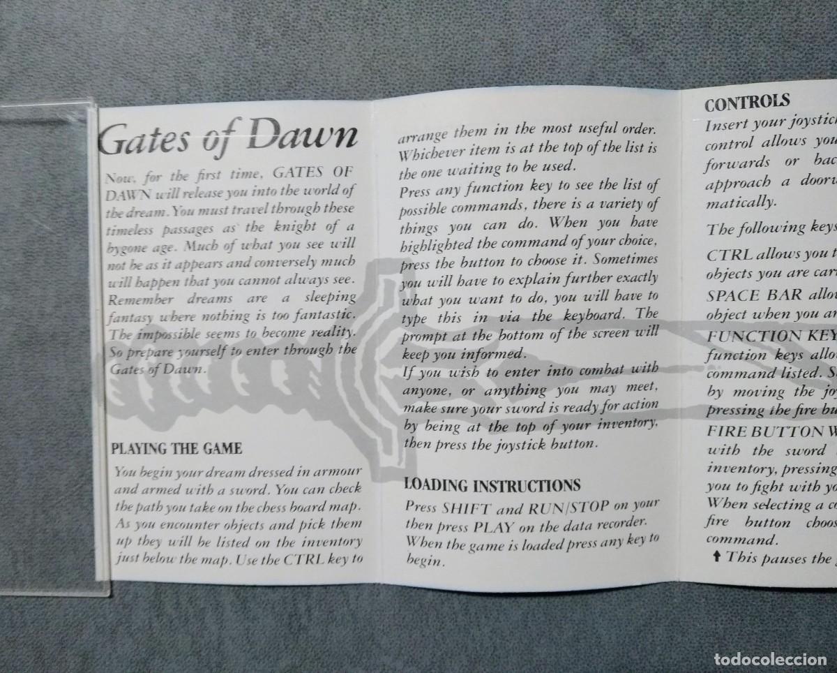 Videojuegos y consolas: GATES OF DAWN. VIRGIN GAMES. COMMODORE 64. C64 - Foto 7