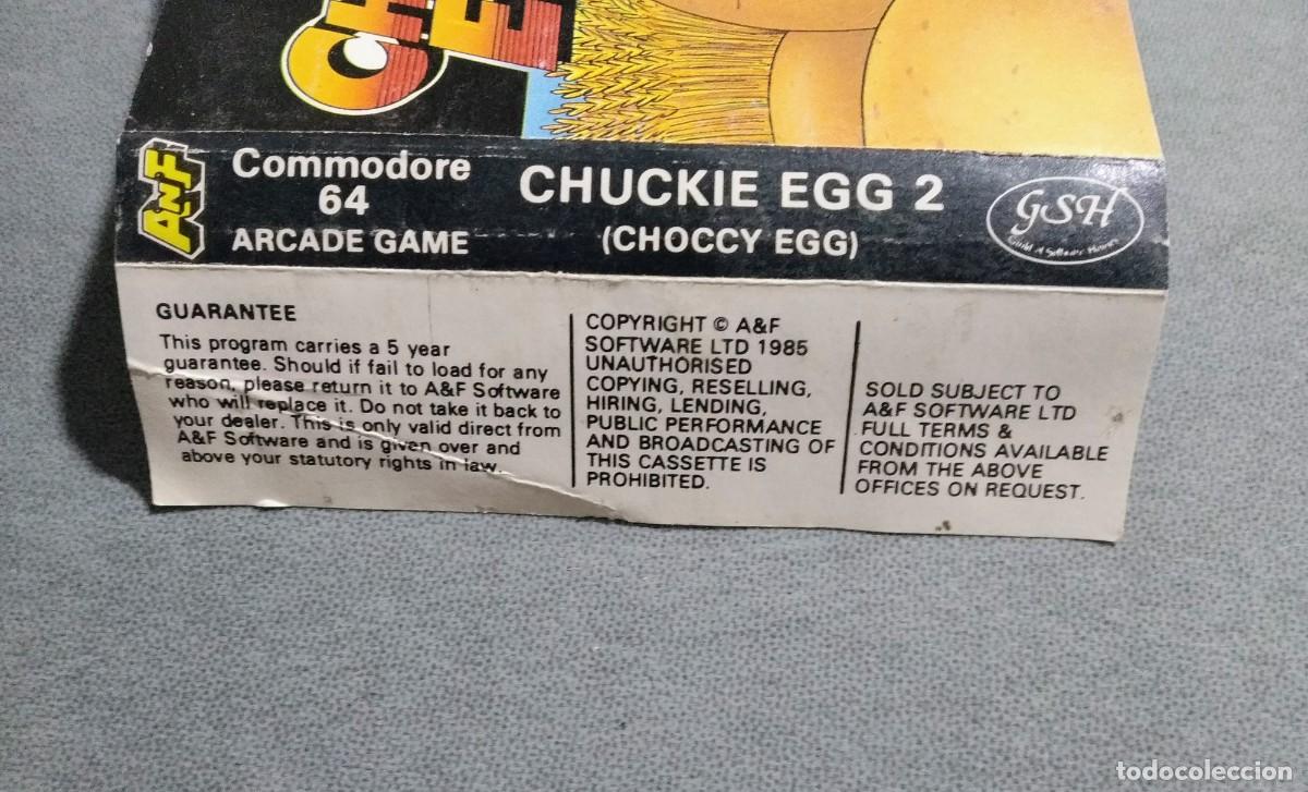 Videojuegos y consolas: CHUCKIE EGG 2. AnF SOFTWARE. COMMODORE 64. C64 - Foto 5