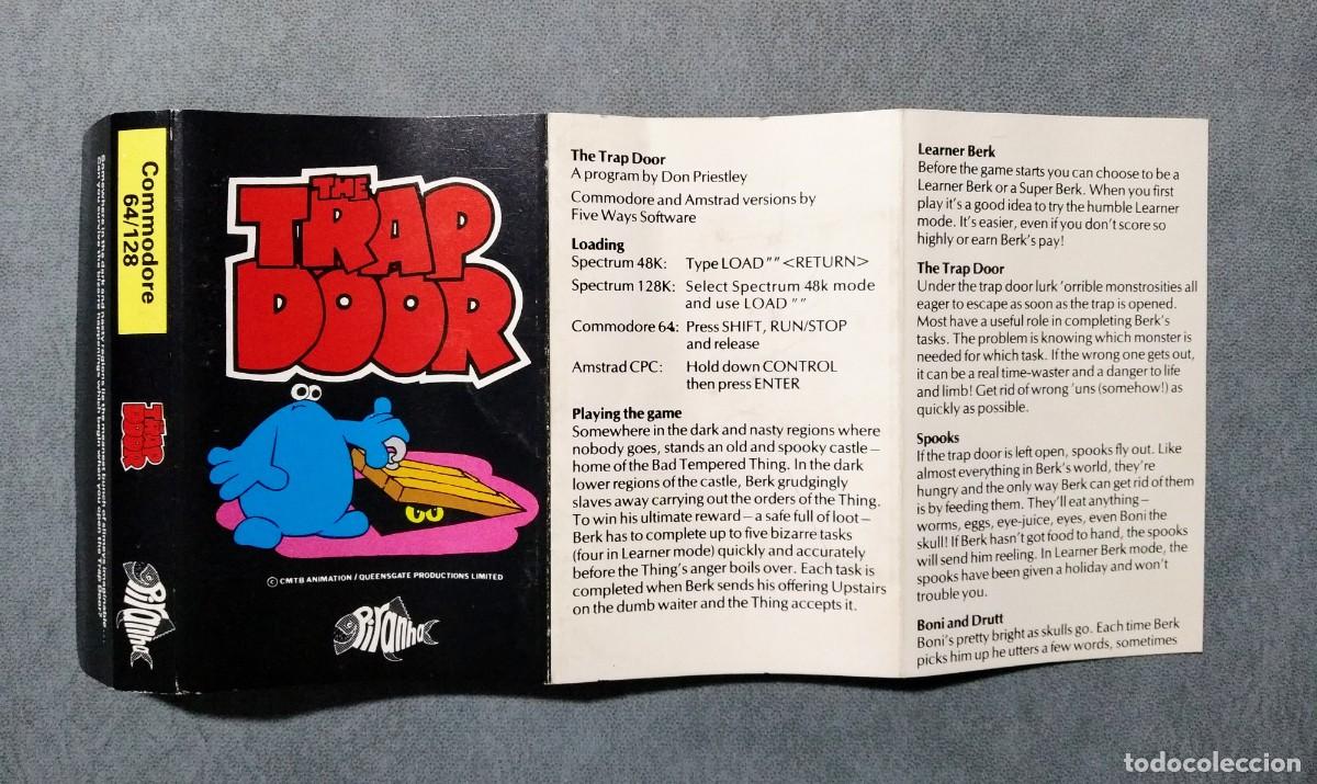 Videojuegos y consolas: THE TRAP DOOR. PIRANHA - MACMILLAN. COMMODORE 64. C64 - Foto 3