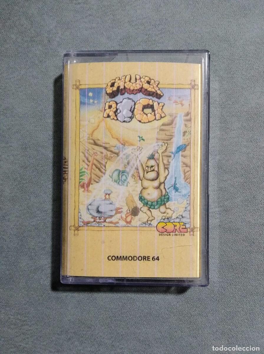 Videojuegos y consolas: (NO ORIGINAL) CHUCK ROCK. CORE DESIGN. COMMODORE 64. C64 - Foto 1