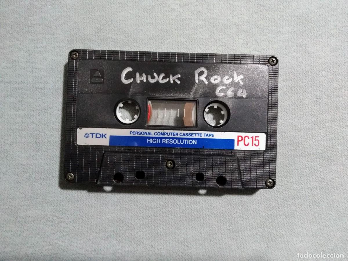 Videojuegos y consolas: (NO ORIGINAL) CHUCK ROCK. CORE DESIGN. COMMODORE 64. C64 - Foto 5