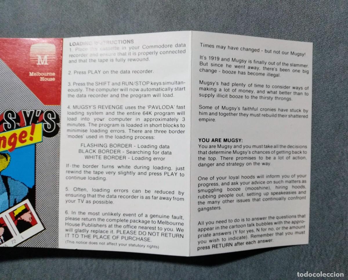 Videojuegos y consolas: MUGSYS REVENGE. MELBOURNE HOUSE. COMMODORE 64. C64 - Foto 5