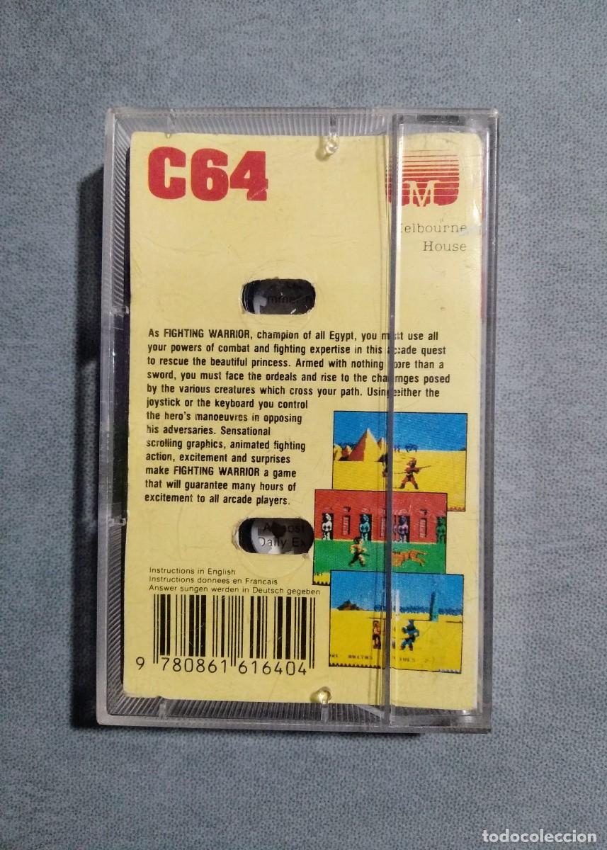 Videojuegos y consolas: FIGHTING WARRIOR. MELBOURNE HOUSE. COMMODORE 64. C64 - Foto 2
