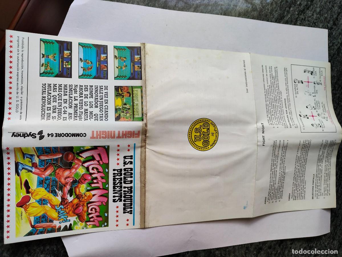 Videojuegos y consolas: Juego Commodore FIGHT NIGHT - Foto 3