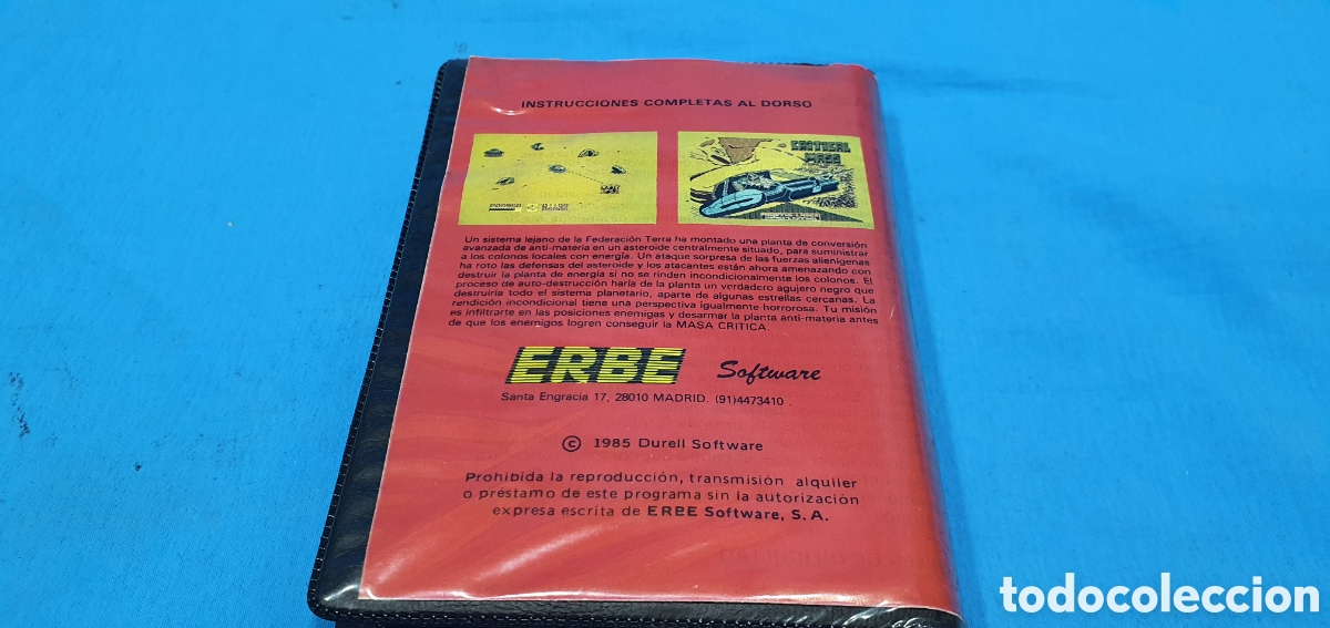 Videojuegos y consolas: VIDEOJUEGO CRITICAL MASS DURELL. ERBE COMMODORE 64. 1985 - Foto 2