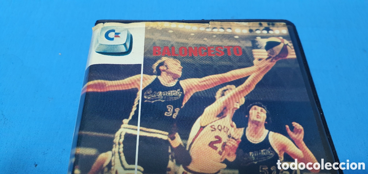 Videojuegos y consolas: VIDEOJUEGO BALONCESTO COMMODORE 64 - Foto 2
