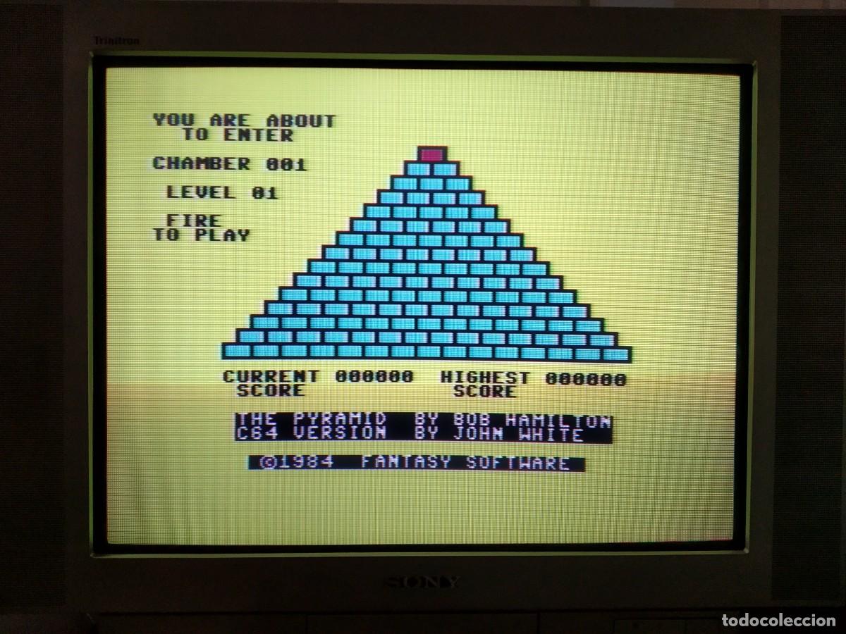 Videojuegos y consolas: THE PYRAMID. FANTASY SOFTWARE. COMMODORE 64. C64. - Foto 13