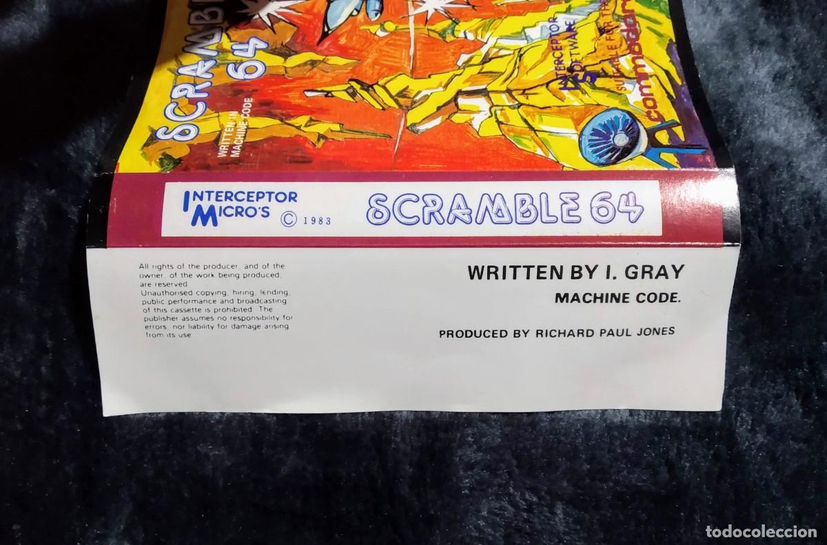 Videojuegos y consolas: SCRAMBLE 64. INTERCEPTOR SOFTWARE. COMMODORE 64. C64. - Foto 5