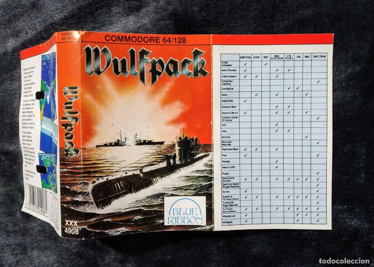 Videojuegos y consolas: WULFPACK. BLUE RIBBON. COMMODORE 64. C64. - Foto 4