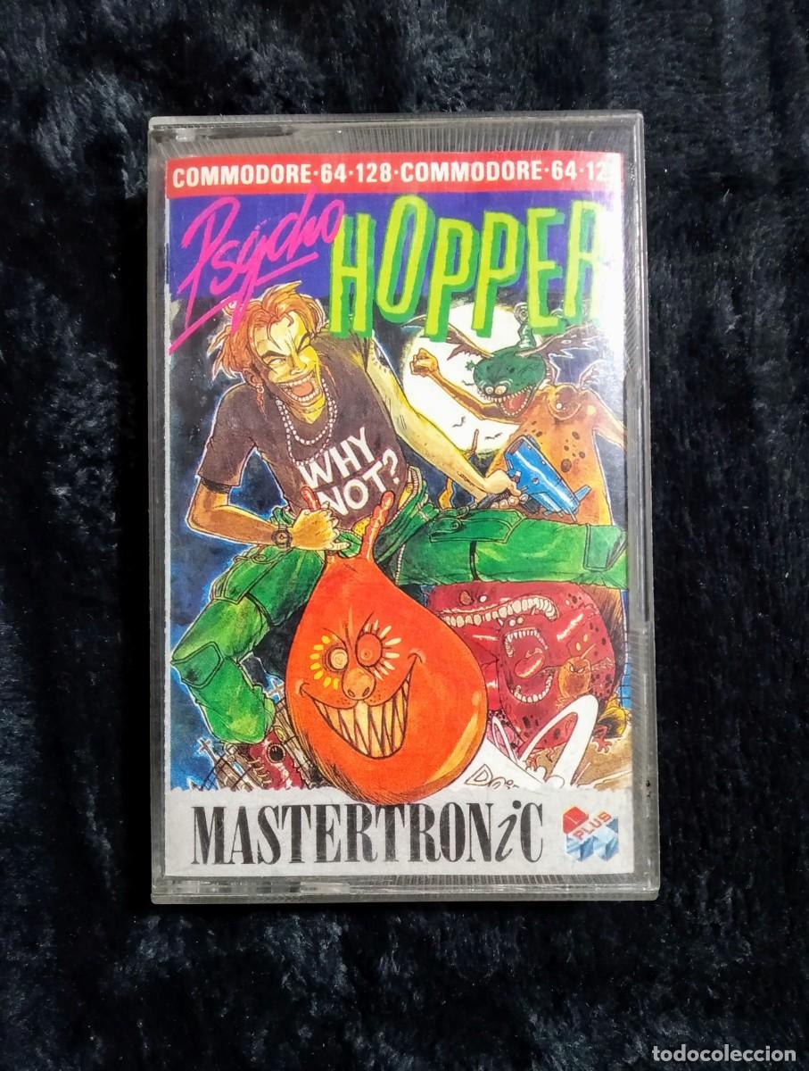 Videojuegos y consolas: PSYCHO HOPPER. MASTERTRONIC. COMMODORE 64. C64. - Foto 1
