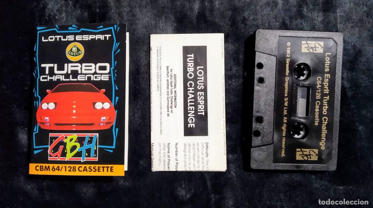 Videojuegos y consolas: LOTUS ESPRIT TURBO CHALLENGE. GREMLIN GRAPHICS. COMMODORE 64. C64. - Foto 4