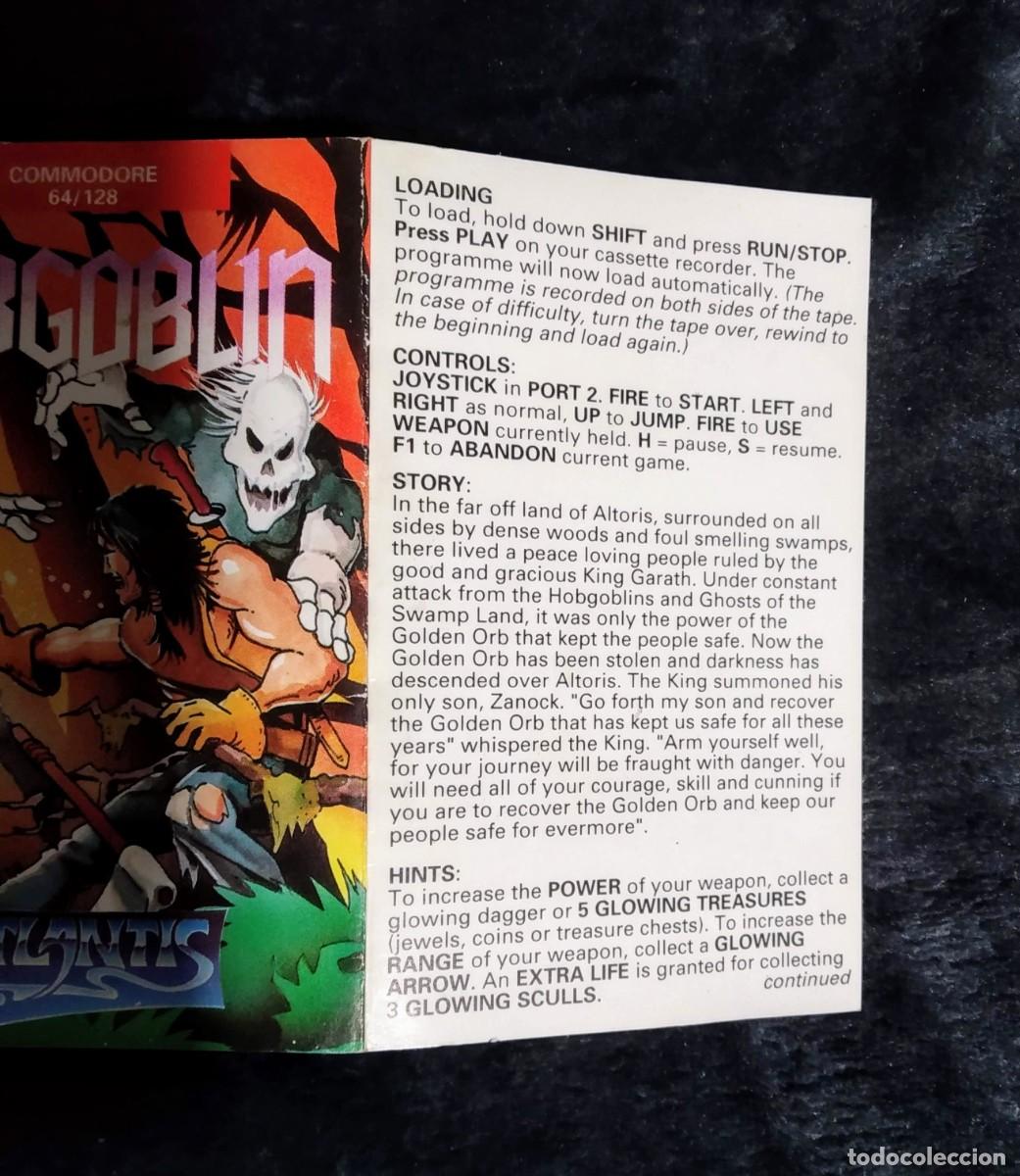 Videojuegos y consolas: HOBGOBLIN. ATLANTIS. COMMODORE 64. C64. - Foto 5