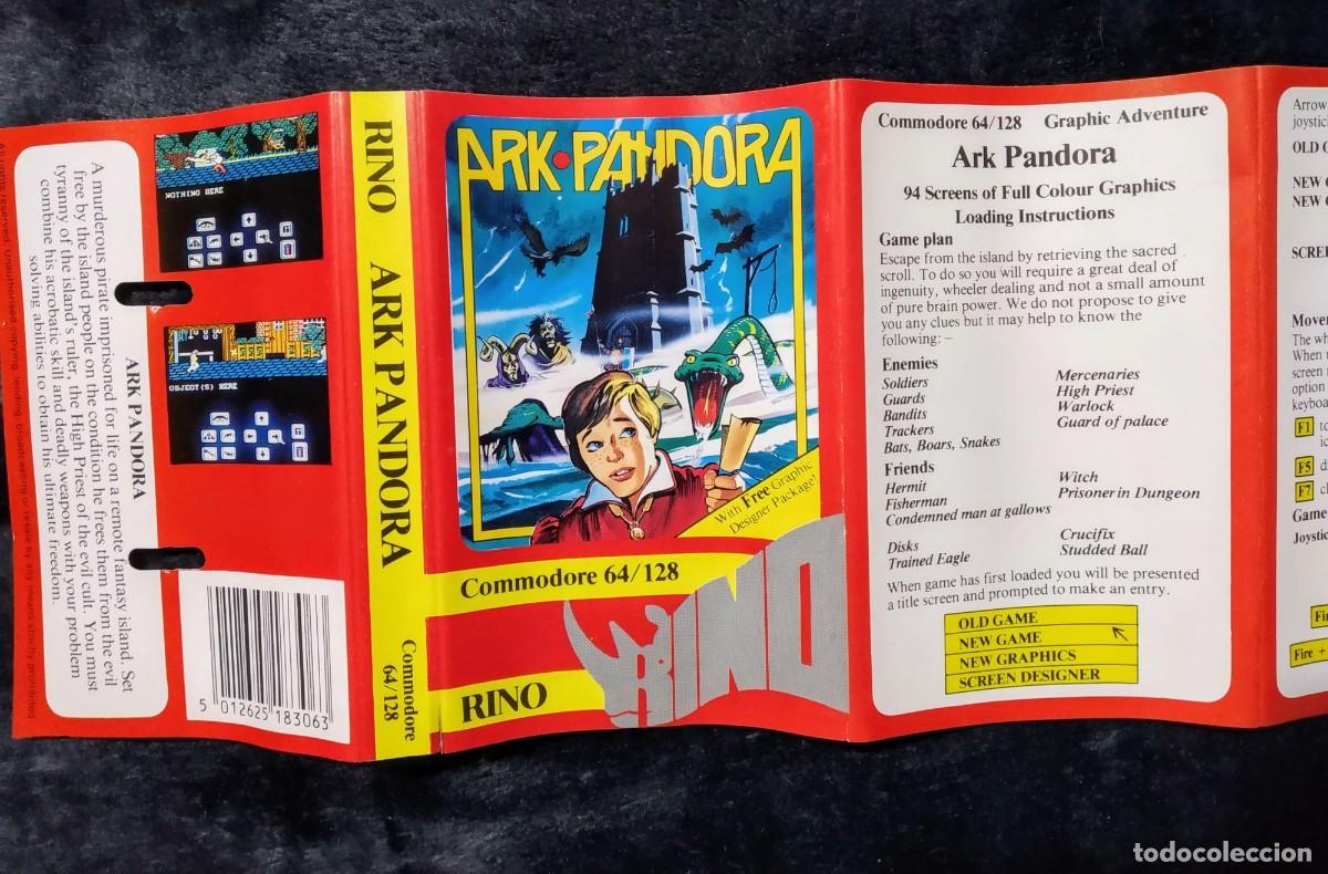 Videojuegos y consolas: ARK PANDORA. RINO. COMMODORE 64 C64. - Foto 6