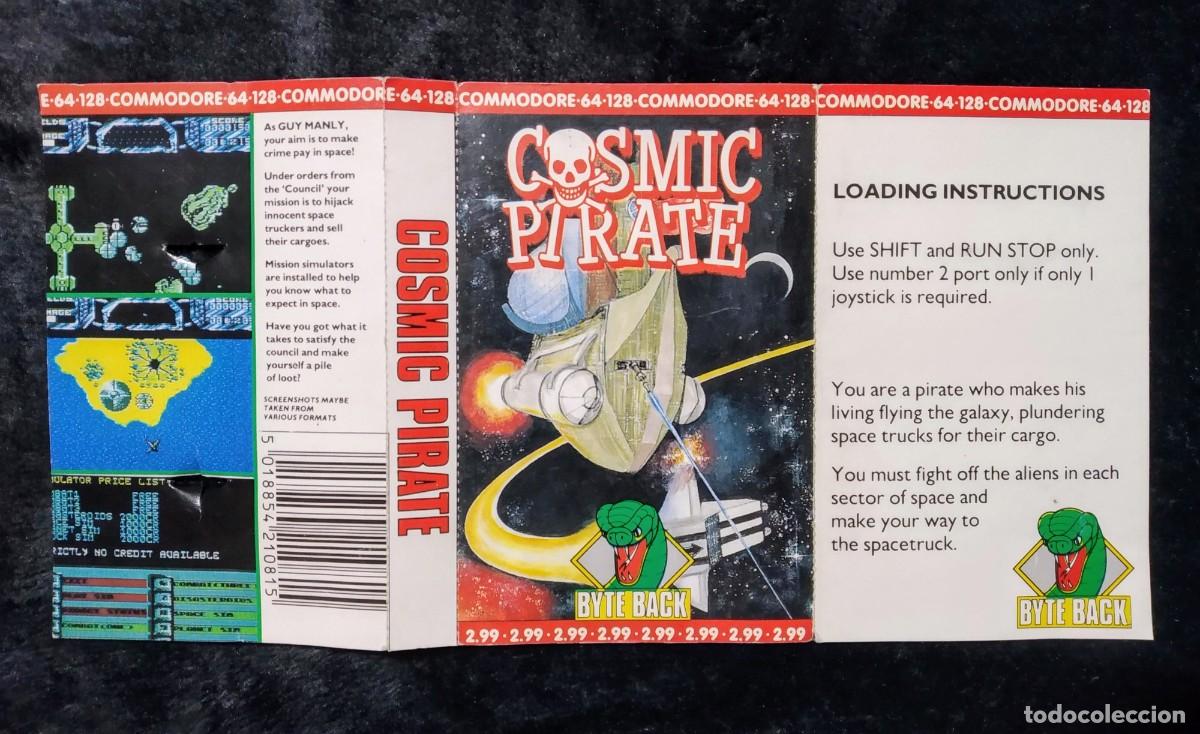 Videojuegos y consolas: COSMIC PIRATE. PALACE SOFTWARE. COMMODORE 64 C64. - Foto 4