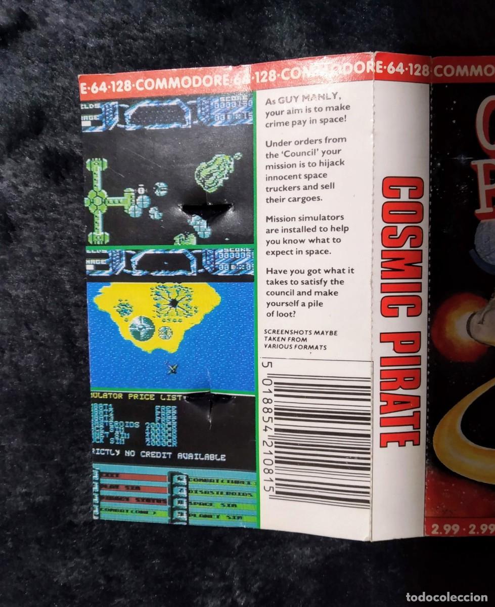 Videojuegos y consolas: COSMIC PIRATE. PALACE SOFTWARE. COMMODORE 64 C64. - Foto 5