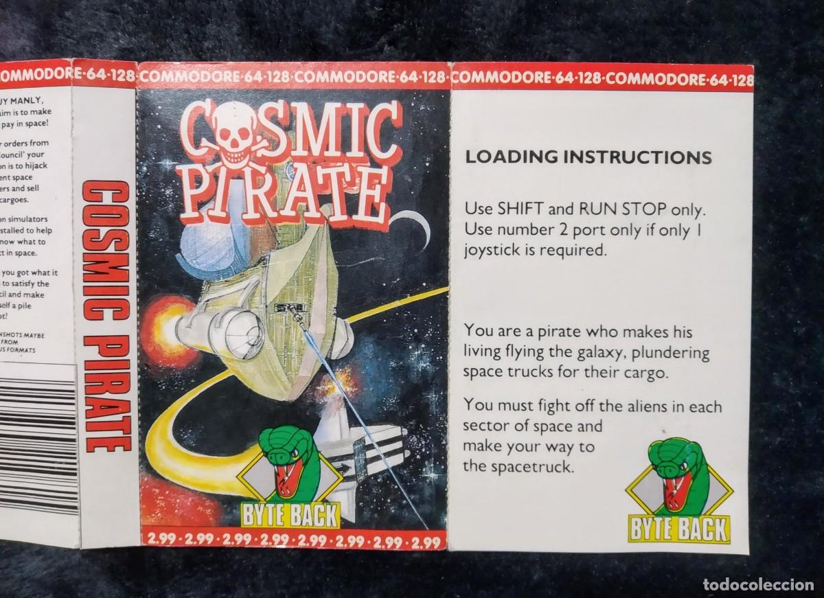 Videojuegos y consolas: COSMIC PIRATE. PALACE SOFTWARE. COMMODORE 64 C64. - Foto 6