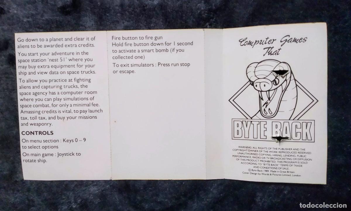 Videojuegos y consolas: COSMIC PIRATE. PALACE SOFTWARE. COMMODORE 64 C64. - Foto 7