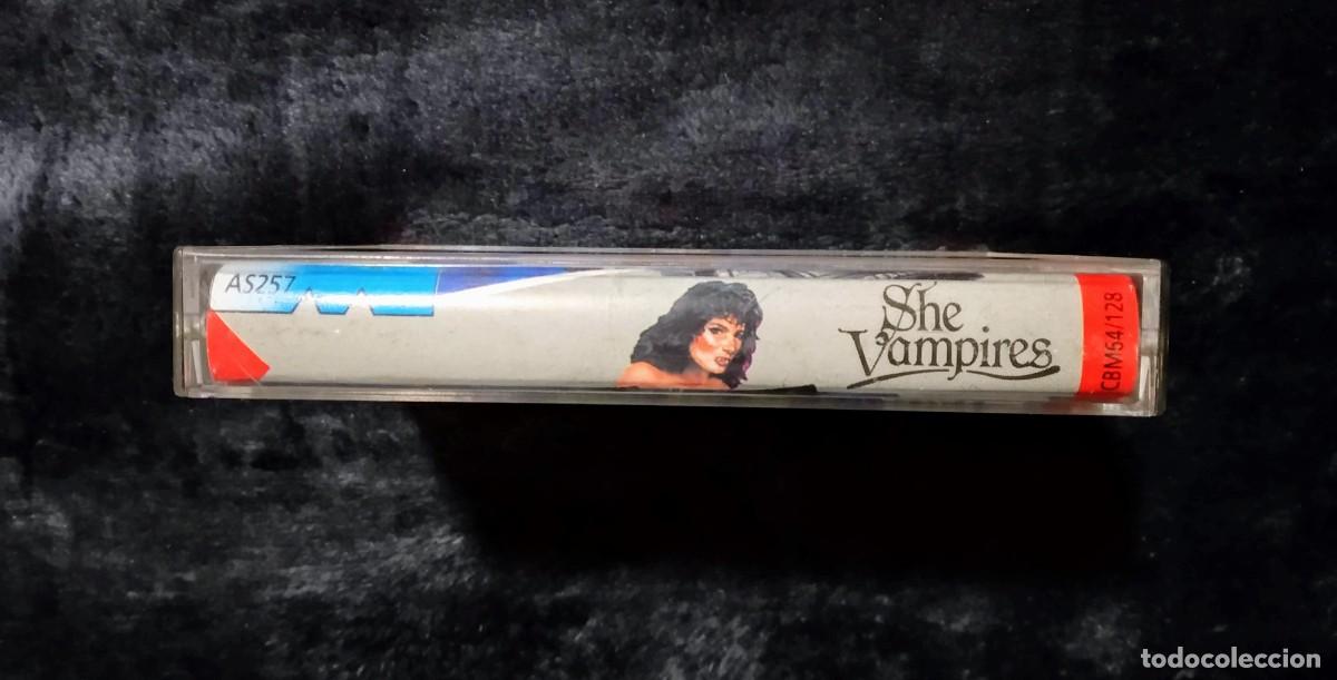 Videojuegos y consolas: SHE VAMPIRES. PIRANHA. COMMODORE 64 C64. - Foto 3
