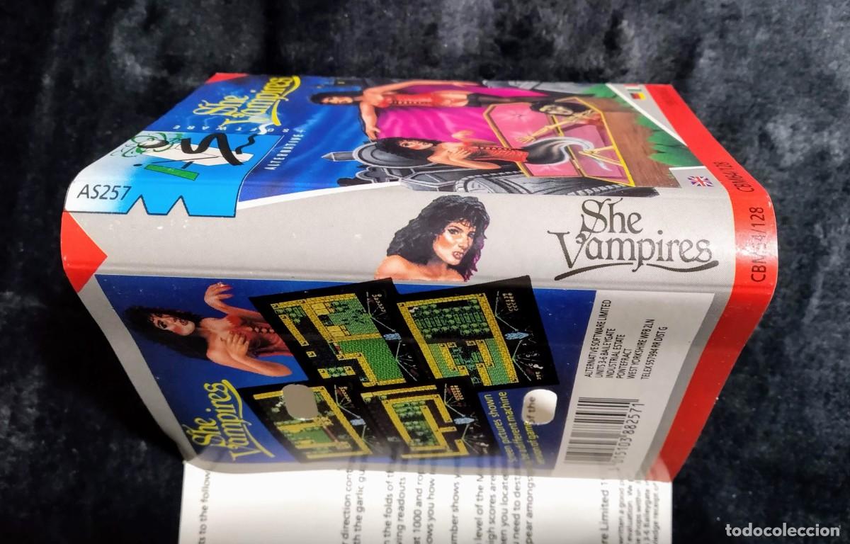 Videojuegos y consolas: SHE VAMPIRES. PIRANHA. COMMODORE 64 C64. - Foto 8