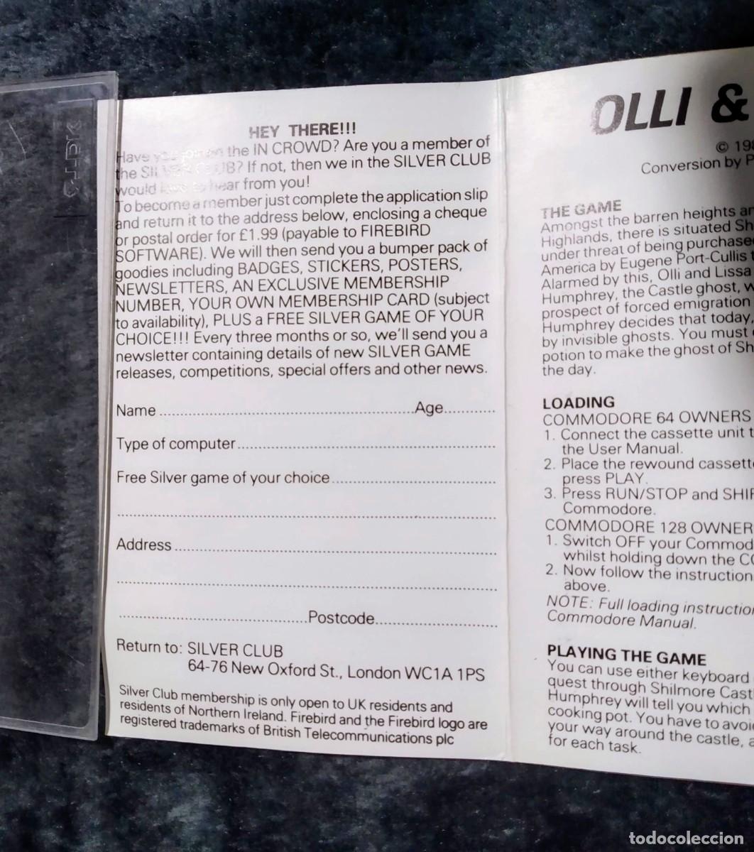 Videojuegos y consolas: OLLI & LISSA. FIREBIRD. COMMODORE 64 C64. - Foto 7