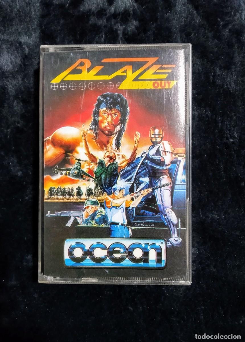 Videojuegos y consolas: BLAZE OUT. OCEAN. COMMODORE 64 C64. - Foto 1