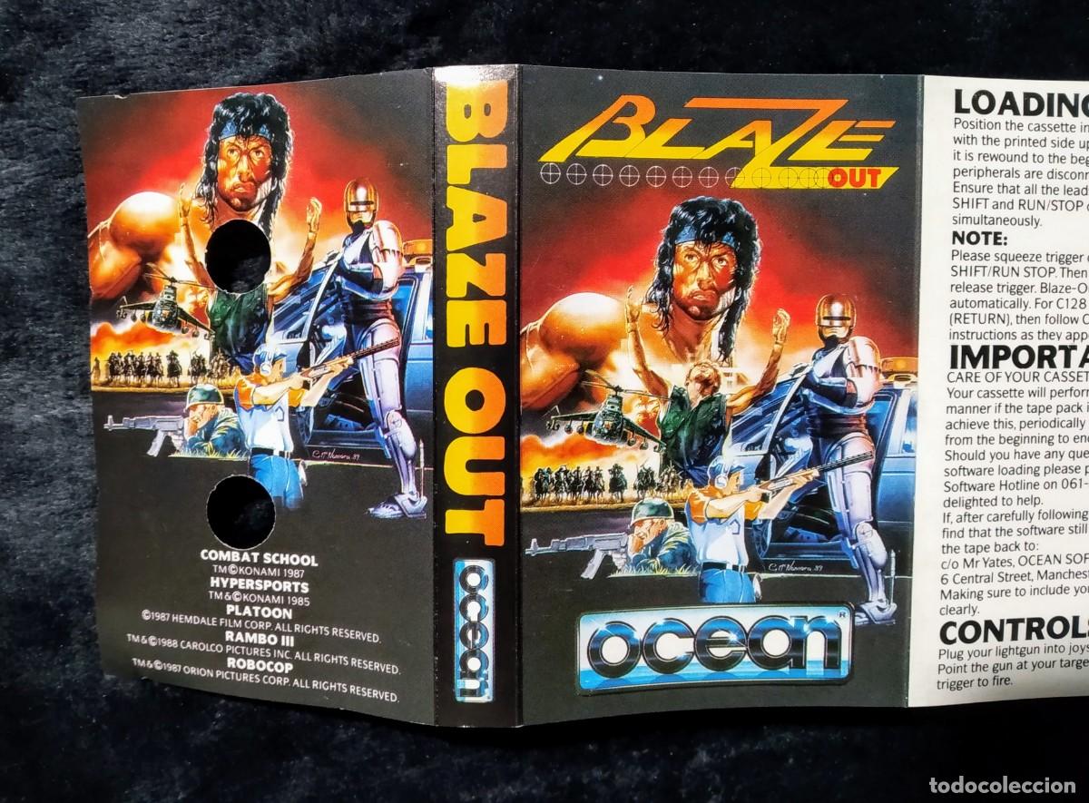 Videojuegos y consolas: BLAZE OUT. OCEAN. COMMODORE 64 C64. - Foto 6