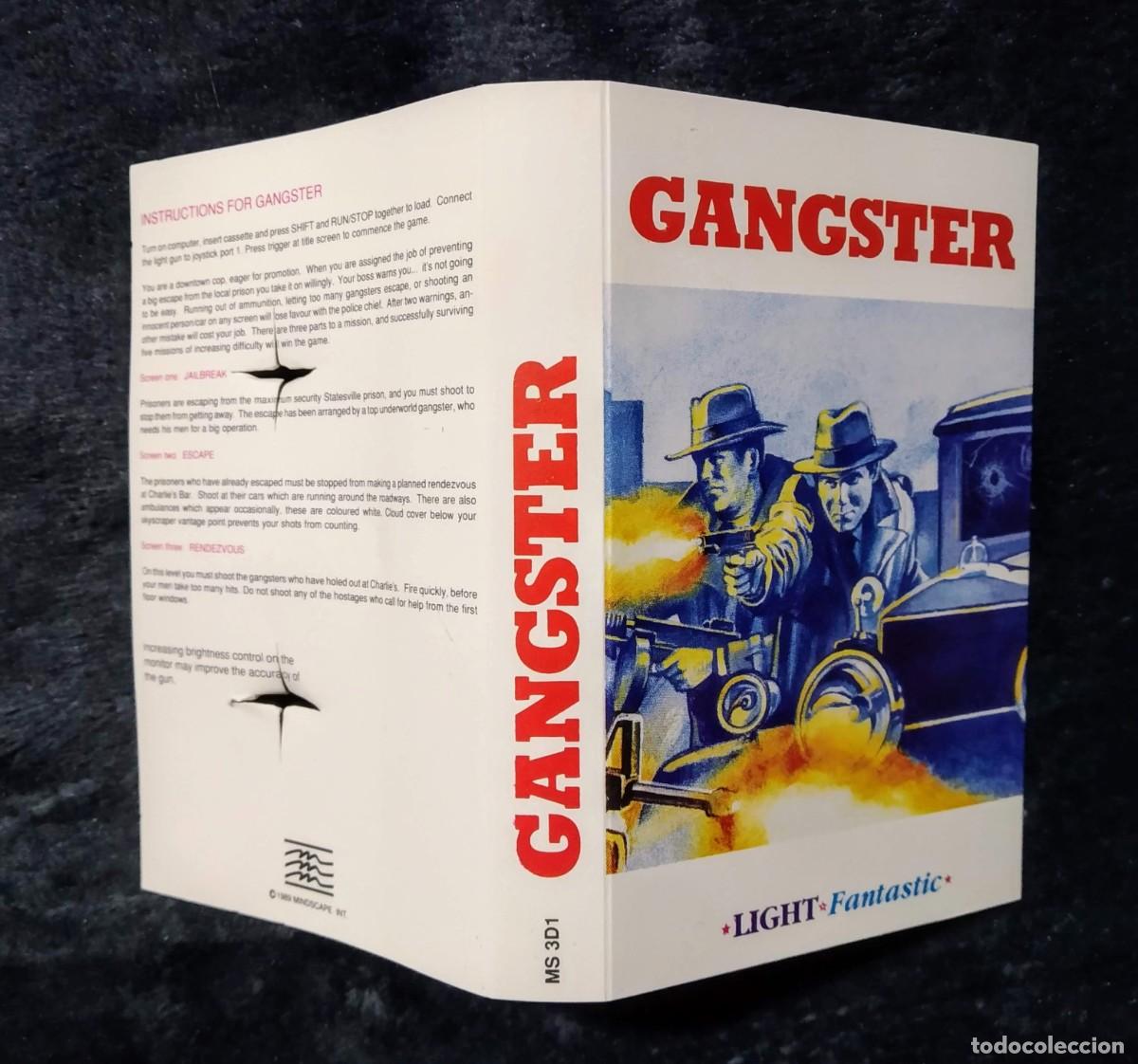Videojuegos y consolas: GANGSTER. MINDSCAPE. COMMODORE 64 C64. - Foto 4