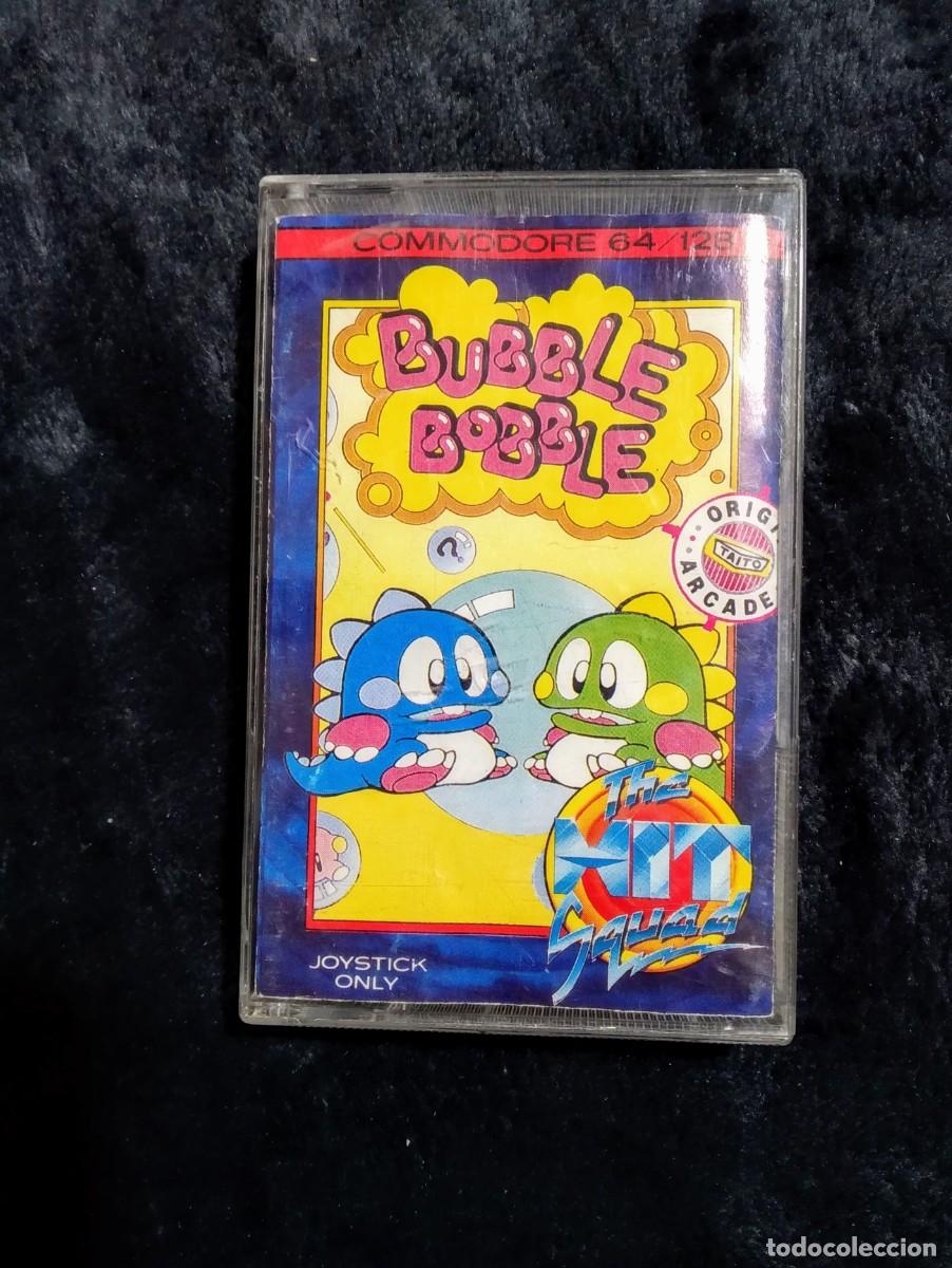 Videojuegos y consolas: BUBBLE BOBBLE (THE HIT SQUAD). FIREBIRD - TAITO. COMMODORE 64 C64. - Foto 1