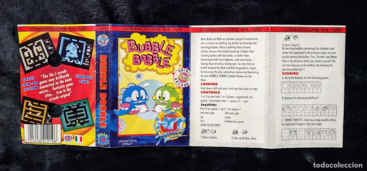 Videojuegos y consolas: BUBBLE BOBBLE (THE HIT SQUAD). FIREBIRD - TAITO. COMMODORE 64 C64. - Foto 4