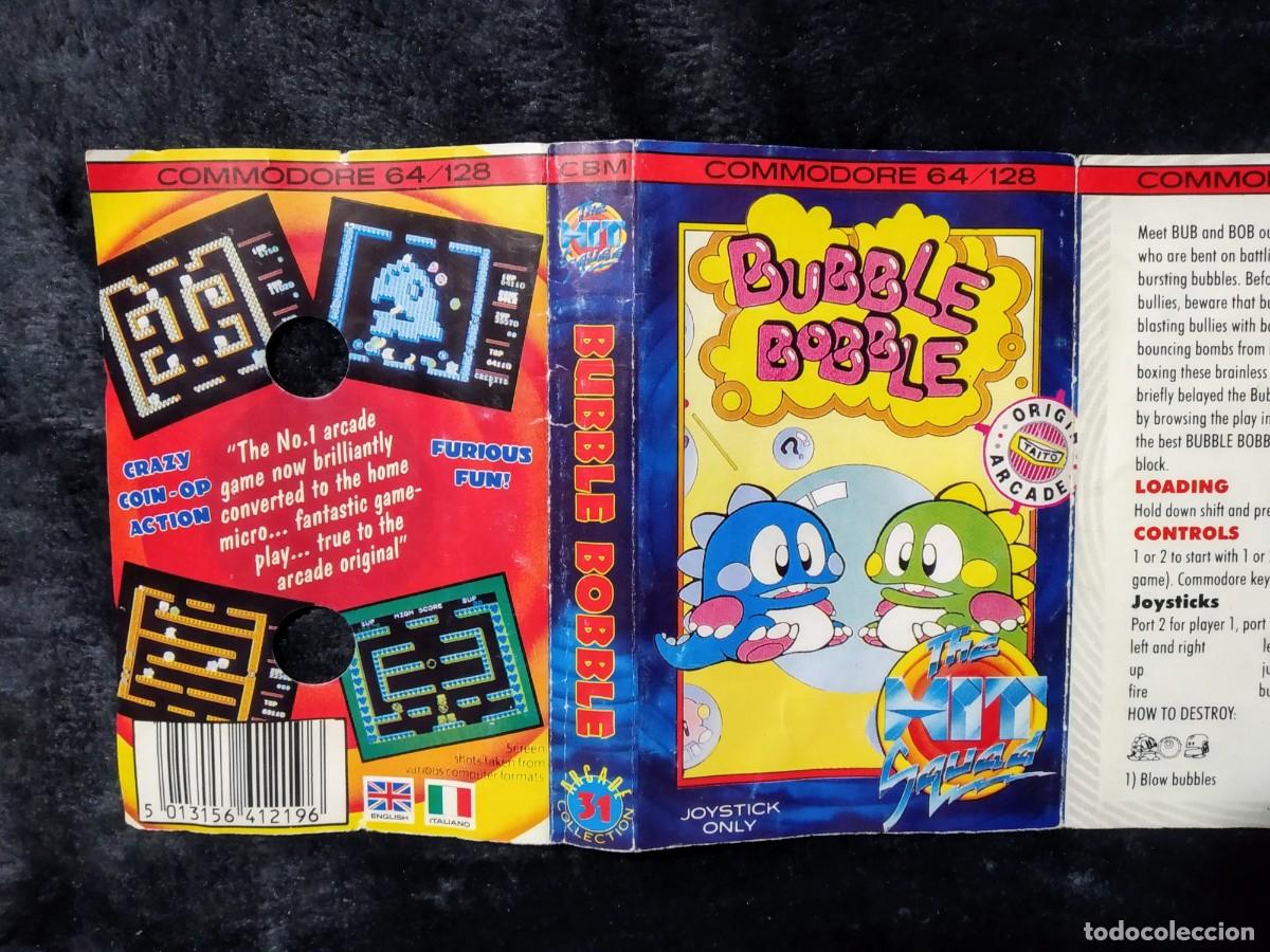 Videojuegos y consolas: BUBBLE BOBBLE (THE HIT SQUAD). FIREBIRD - TAITO. COMMODORE 64 C64. - Foto 6