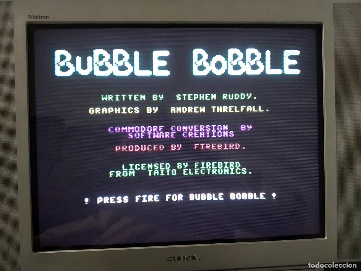 Videojuegos y consolas: BUBBLE BOBBLE (THE HIT SQUAD). FIREBIRD - TAITO. COMMODORE 64 C64. - Foto 14