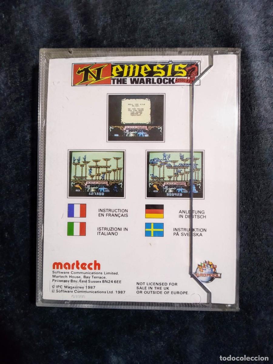 Videojuegos y consolas: NEMESIS: THE WARLOCK. MARTECH. COMMODORE 64 C64. - Foto 2
