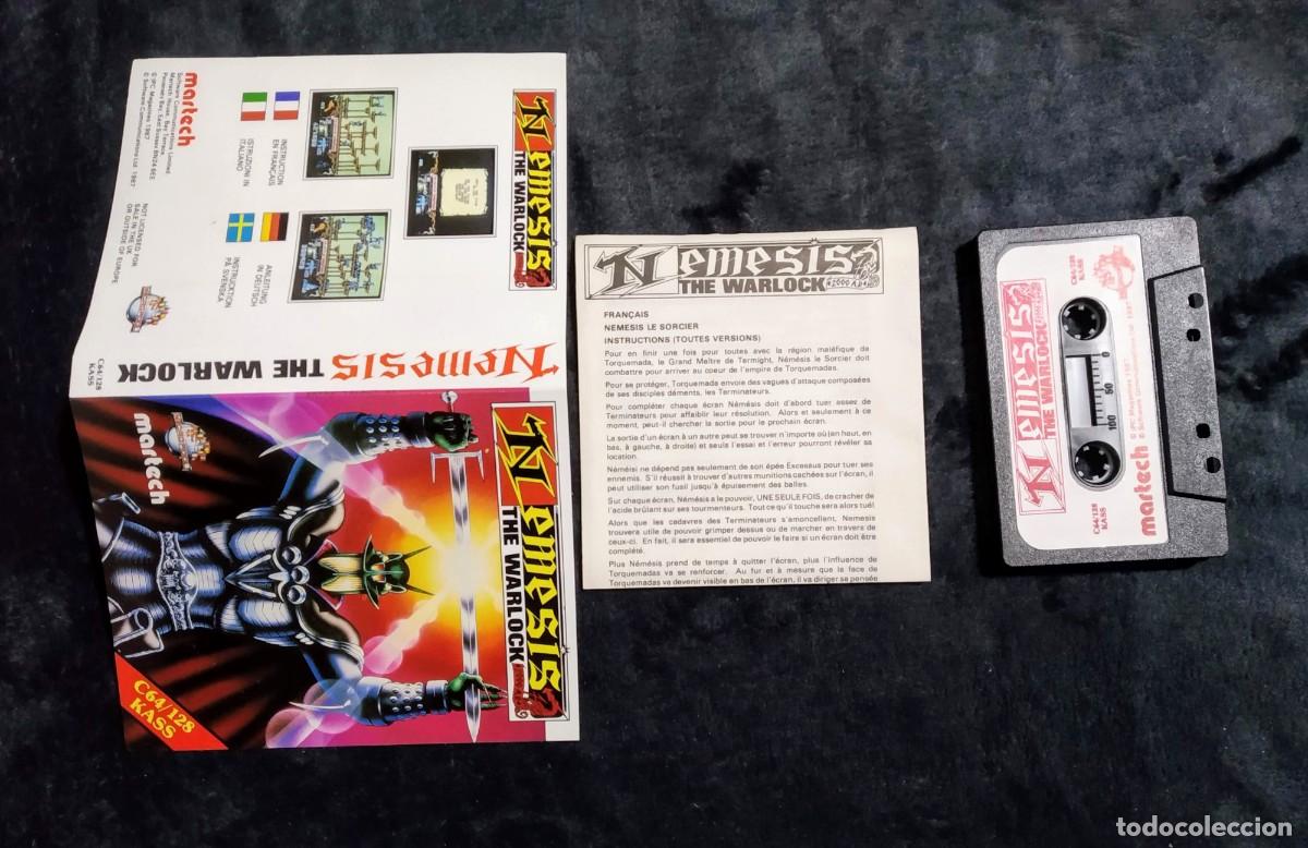 Videojuegos y consolas: NEMESIS: THE WARLOCK. MARTECH. COMMODORE 64 C64. - Foto 4