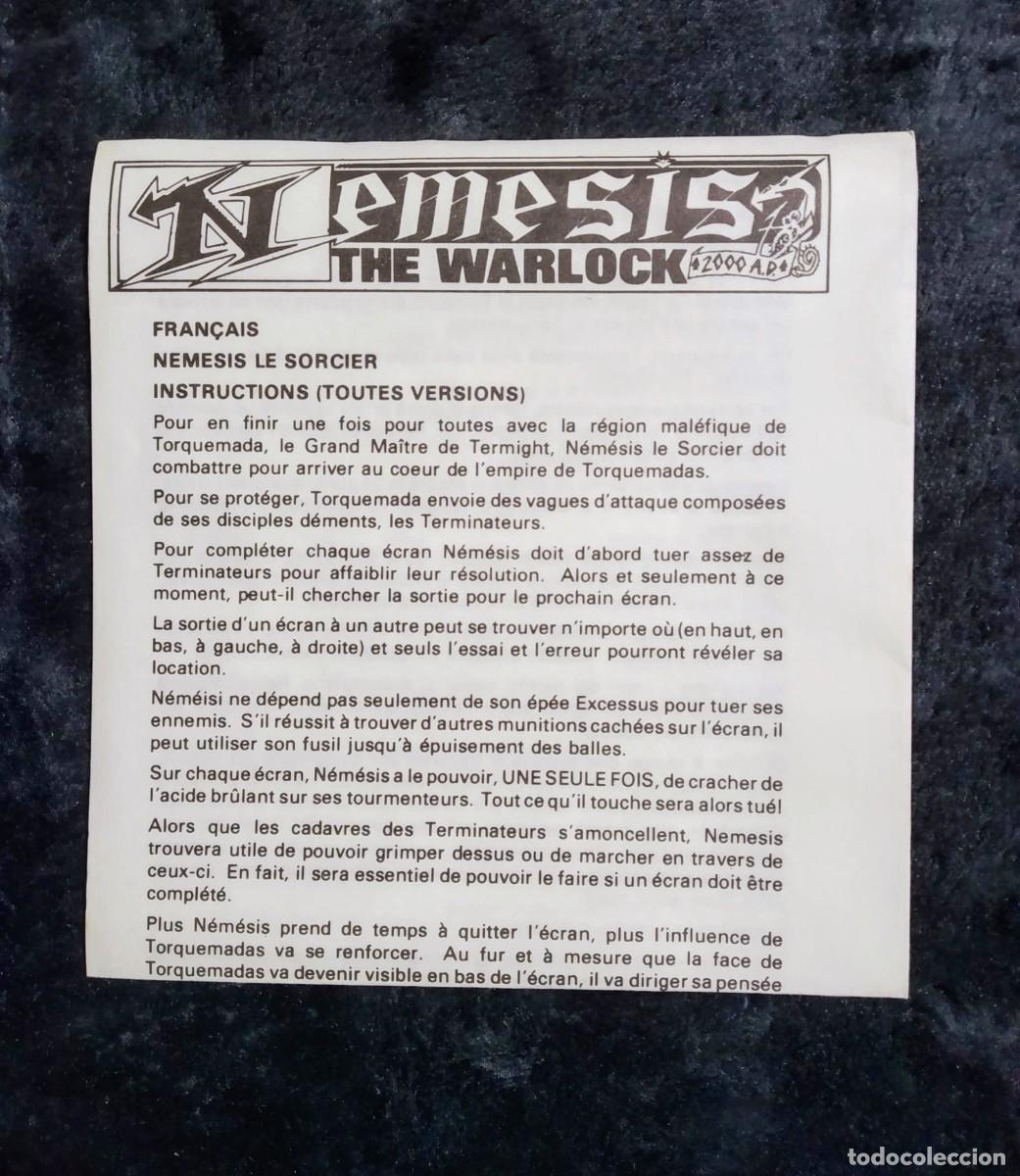 Videojuegos y consolas: NEMESIS: THE WARLOCK. MARTECH. COMMODORE 64 C64. - Foto 6