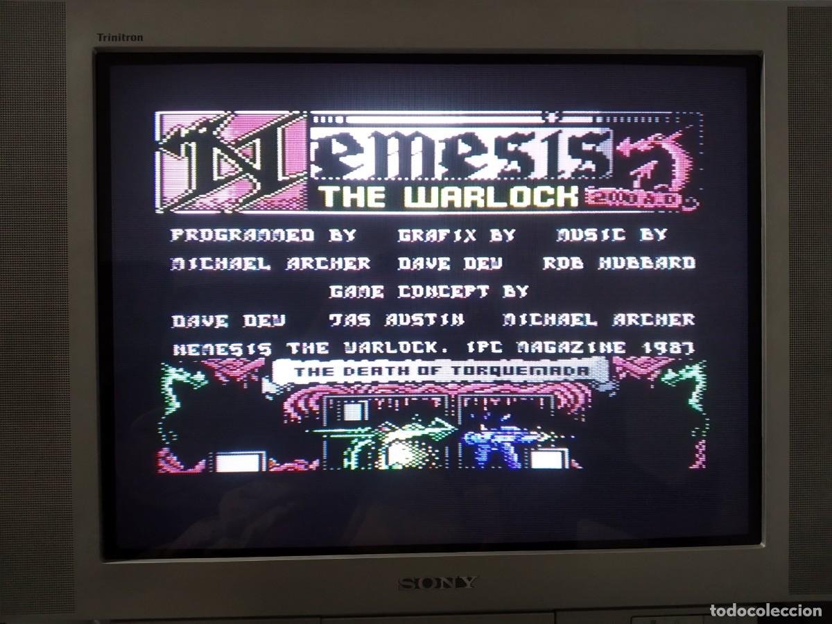 Videojuegos y consolas: NEMESIS: THE WARLOCK. MARTECH. COMMODORE 64 C64. - Foto 13