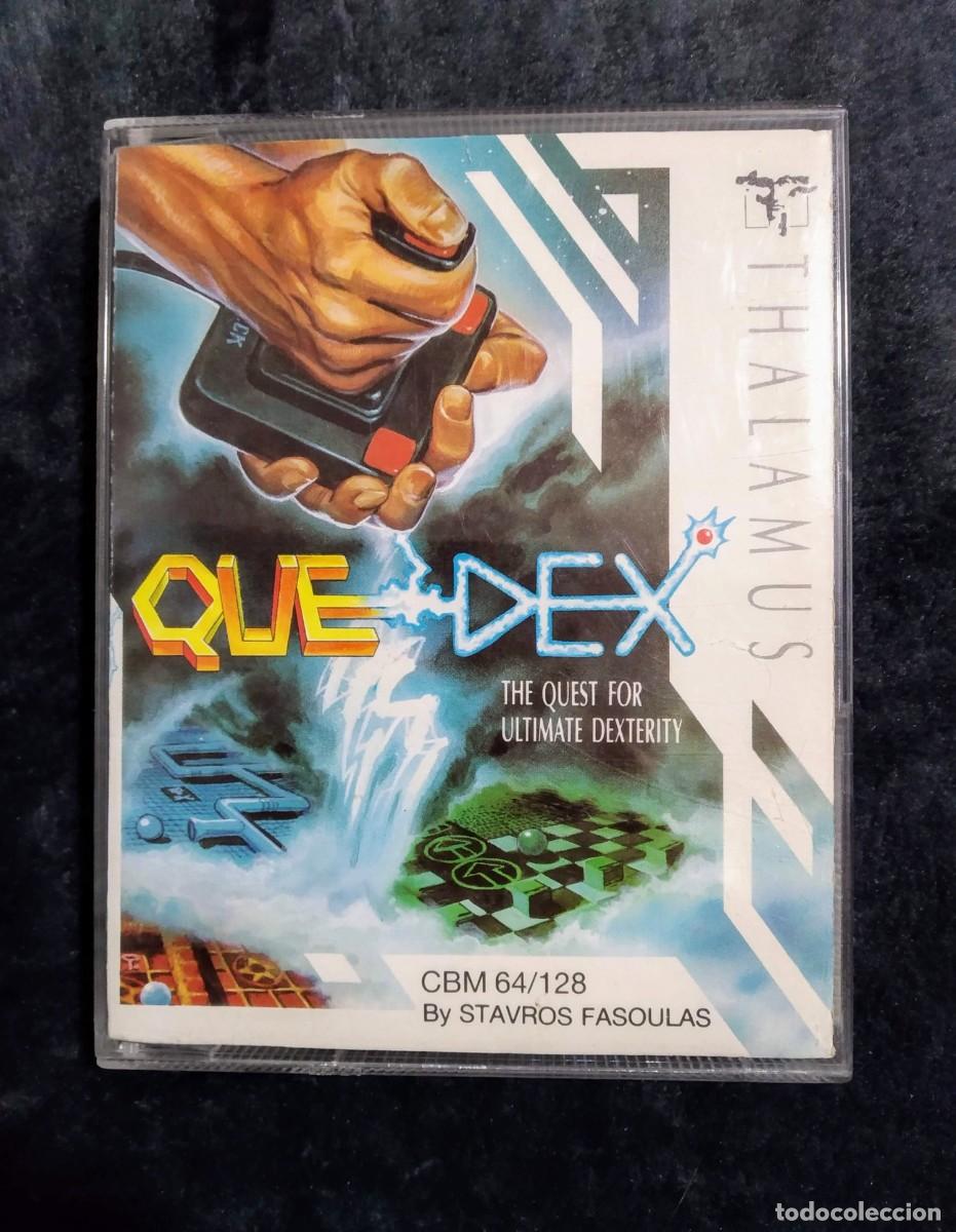 Videojuegos y consolas: QUEDEX. THALAMUS. COMMODORE 64 C64. - Foto 1