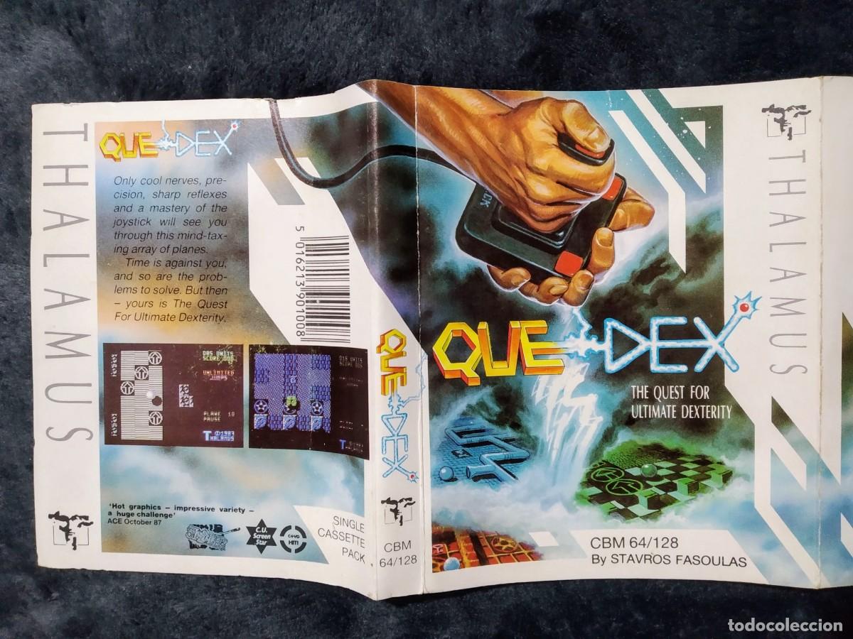 Videojuegos y consolas: QUEDEX. THALAMUS. COMMODORE 64 C64. - Foto 6