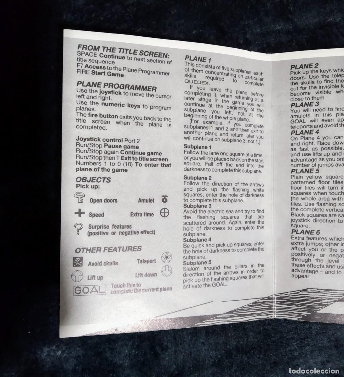 Videojuegos y consolas: QUEDEX. THALAMUS. COMMODORE 64 C64. - Foto 8