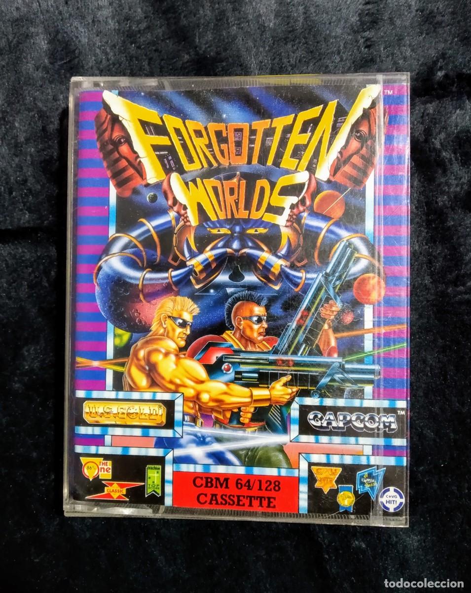 Videojuegos y consolas: FORGOTTEN WORLDS. CAPCOM. COMMODORE 64 C64. - Foto 1