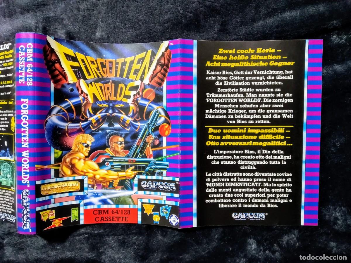 Videojuegos y consolas: FORGOTTEN WORLDS. CAPCOM. COMMODORE 64 C64. - Foto 5