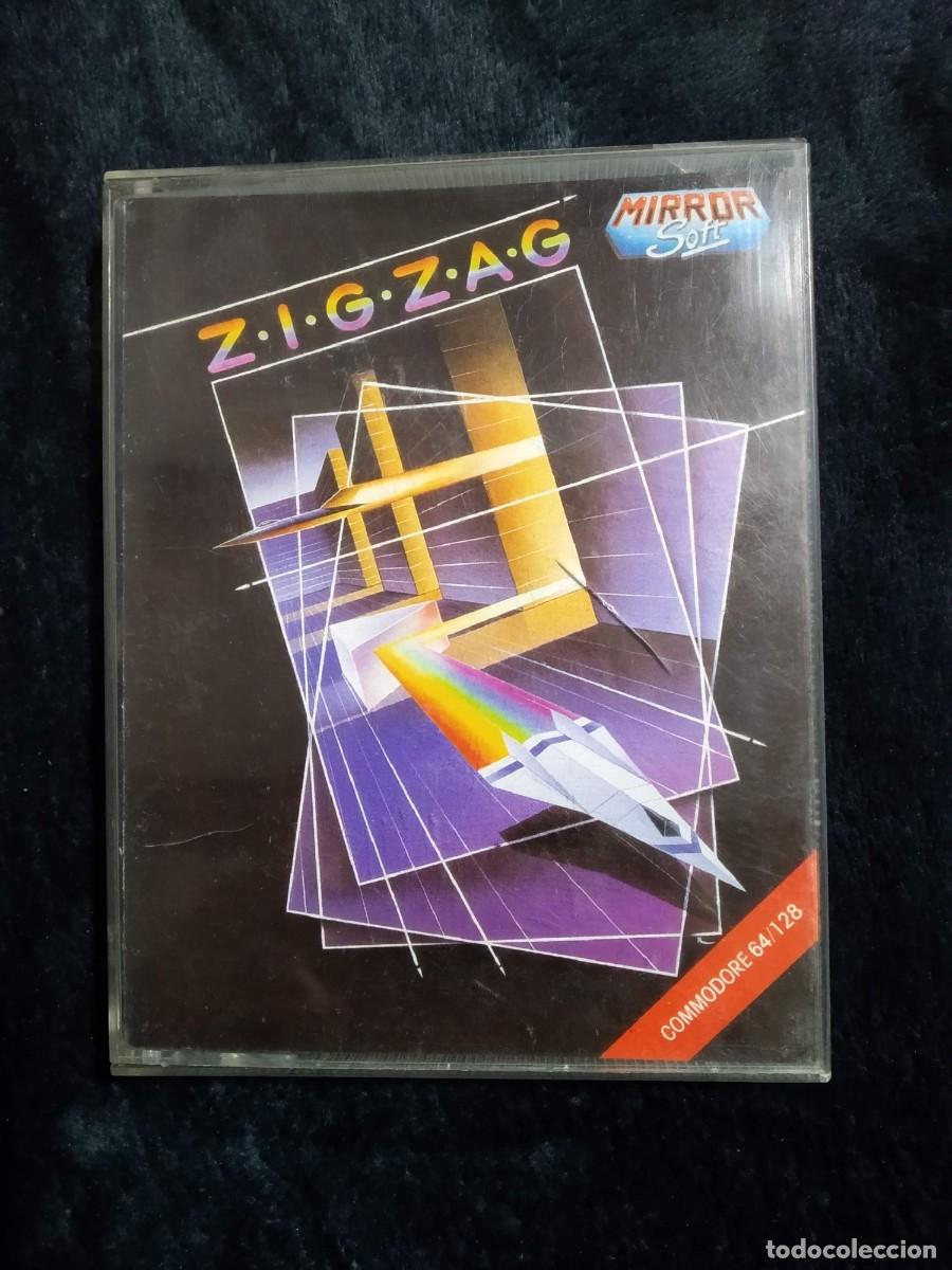 Videojuegos y consolas: ZIG ZAG. MIRROR SOFT. COMMODORE 64 C64. - Foto 1