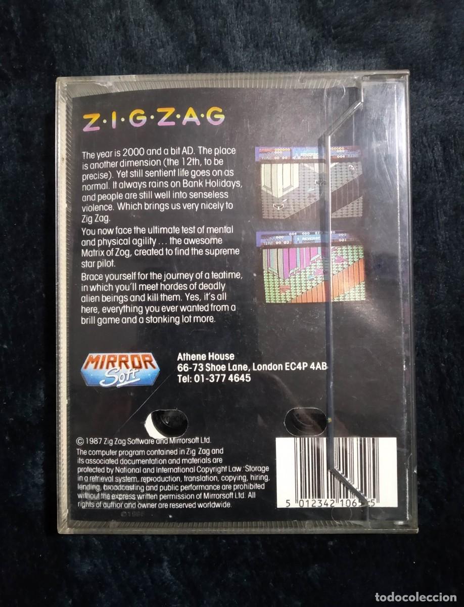 Videojuegos y consolas: ZIG ZAG. MIRROR SOFT. COMMODORE 64 C64. - Foto 2