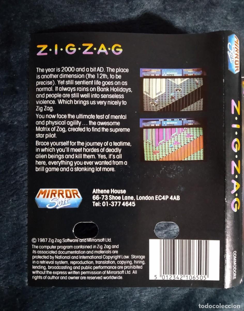 Videojuegos y consolas: ZIG ZAG. MIRROR SOFT. COMMODORE 64 C64. - Foto 6