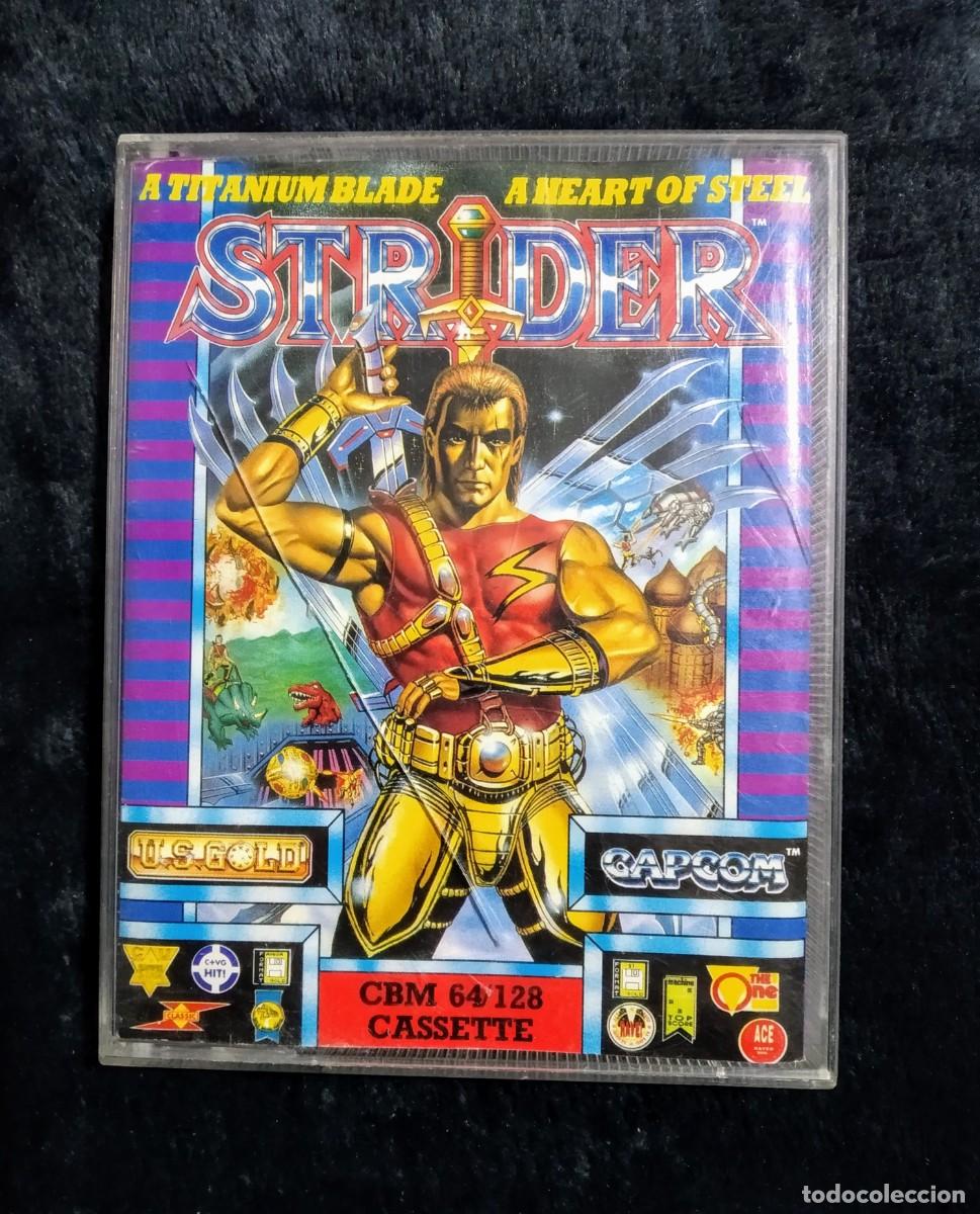 Videojuegos y consolas: STRIDER. CAPCOM. COMMODORE 64 C64. - Foto 1