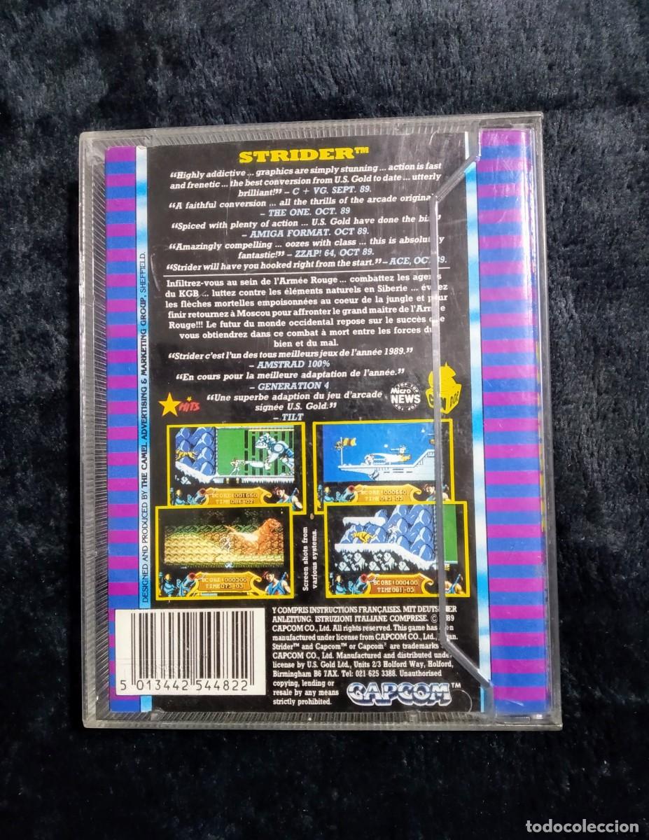Videojuegos y consolas: STRIDER. CAPCOM. COMMODORE 64 C64. - Foto 2