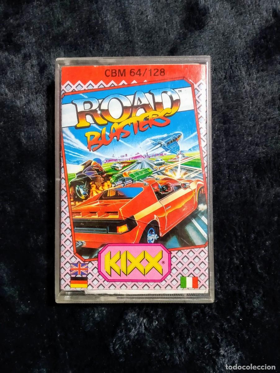 Videojuegos y consolas: ROAD BLASTERS ROADBLASTERS (KIXX). ATARI. COMMODORE 64 C64. - Foto 1